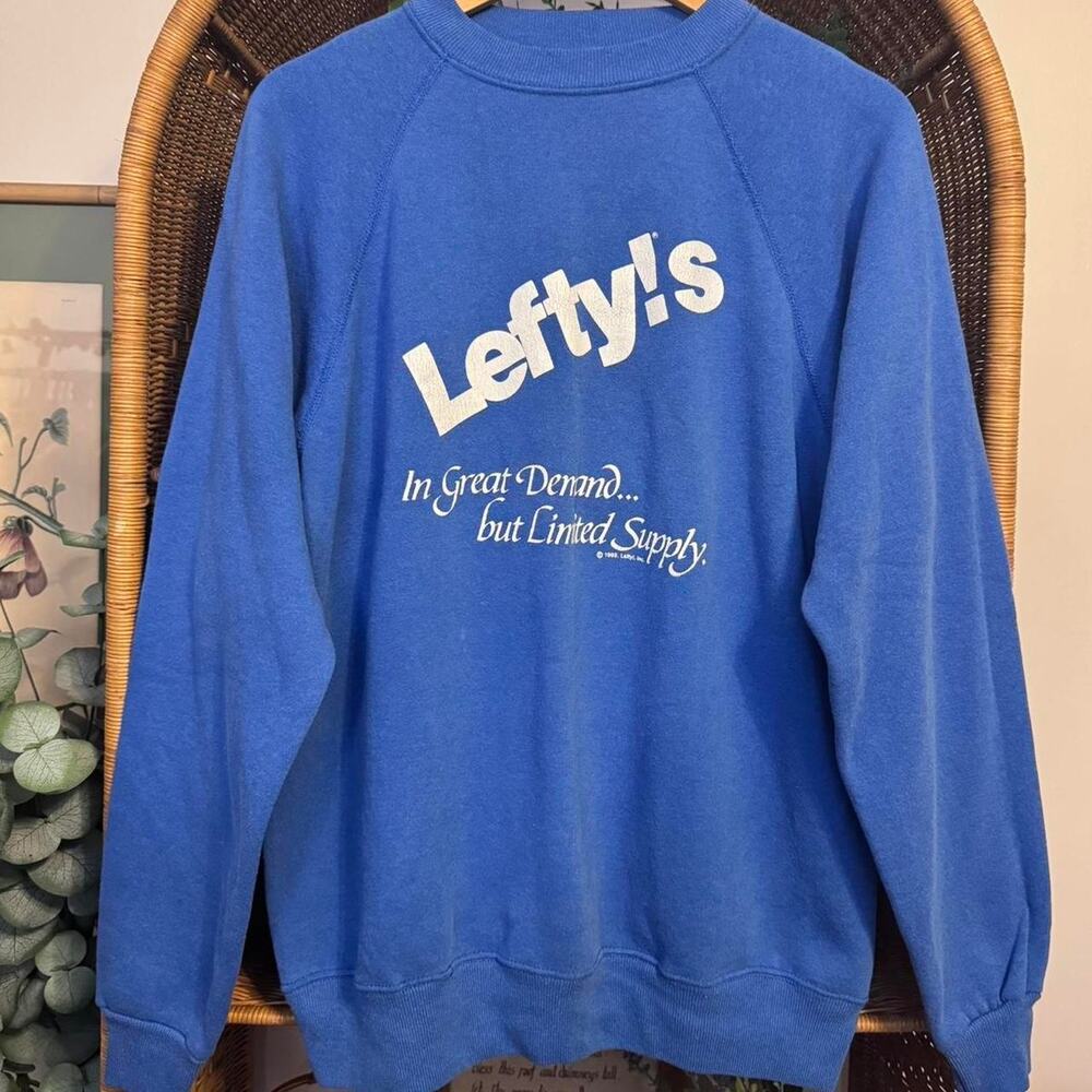 Vintage 1992 hanes humor lefty